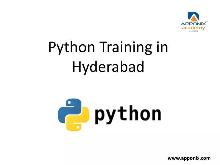 Ppt Python Training In Hyderabad Powerpoint Presentation Free Download Id10763774 3047