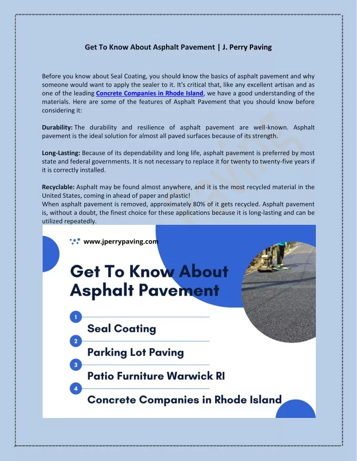 get to know about asphalt pavement j perry paving