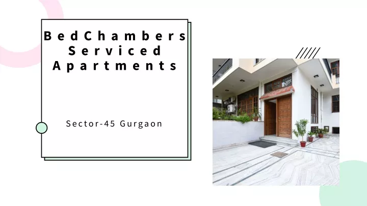 bedchambers serviced apartments