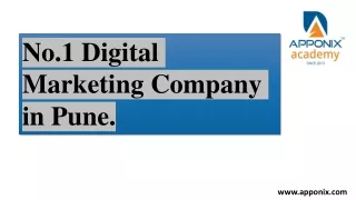 no 1 digital marketing company in pune