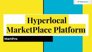 hyperlocal marketplace platform