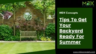 Tips To Get Your Backyard Ready For Summer