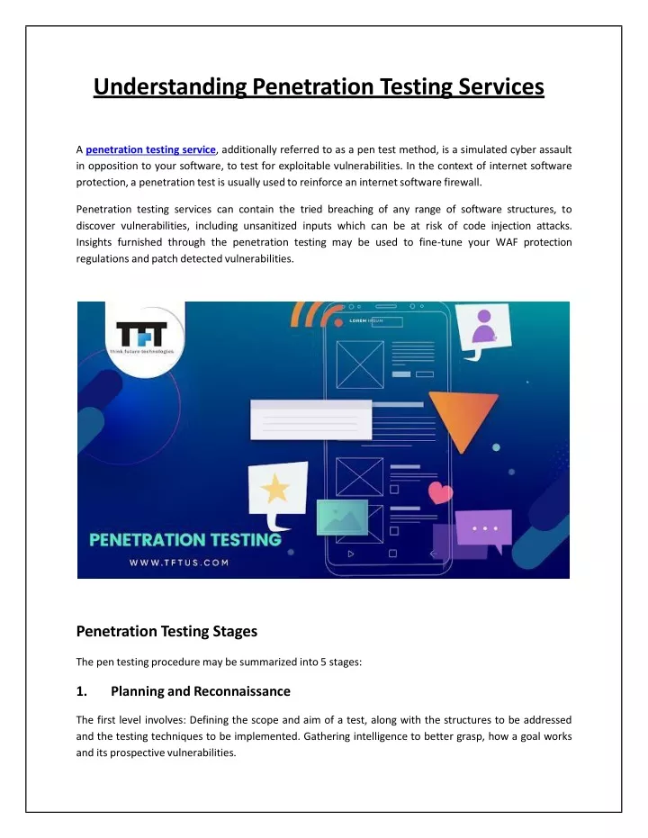 understanding p enetra t ion testi n g s e rvices