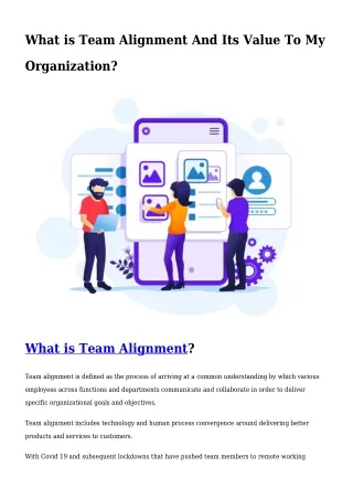 What is Team Alignment And Its Value To My Organization