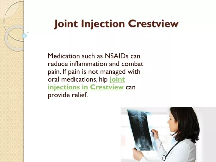 joint injection crestview
