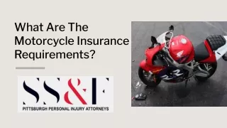 What Are The Motorcycle Insurance Requirements?