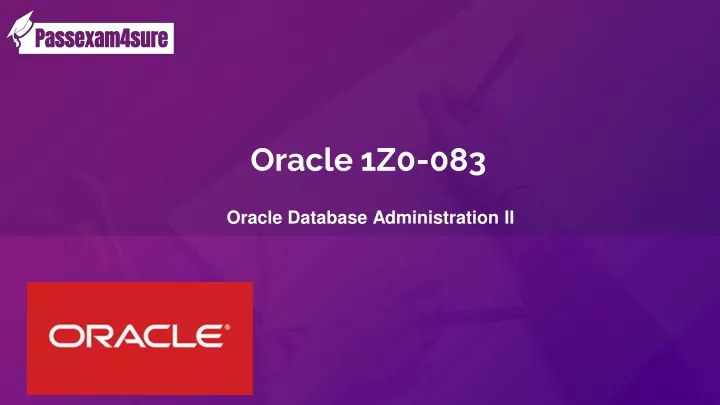 oracle 1z0 083