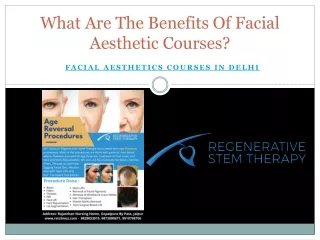 What Are The Benefits Of Facial Aesthetic Courses?