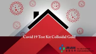 Covid 19 Test Kit Colloidal Gold