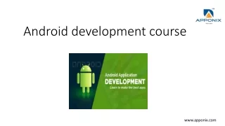 android development course