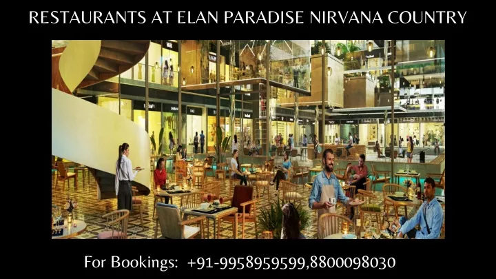 restaurants at elan paradise nirvana country