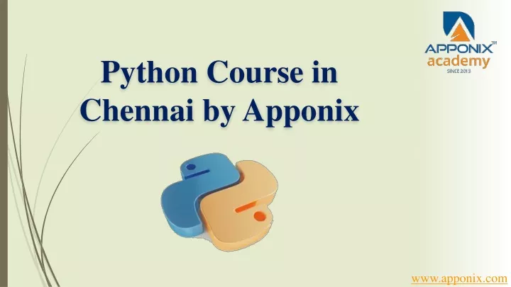 python course in chennai by apponix