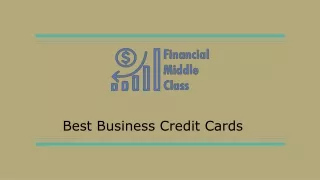Best Business Credit Cards
