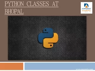 python classes at bhopal