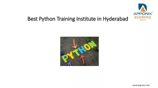Best Python Training Training Institute in Hyderabad