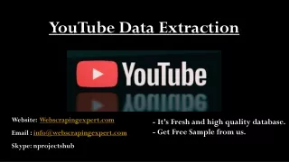 youtube data extraction