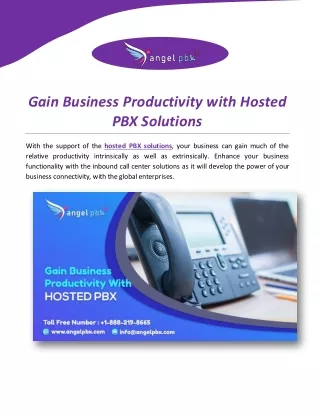 gain business productivity with hosted