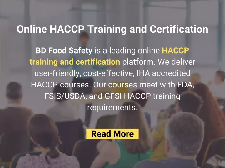online haccp training and certification