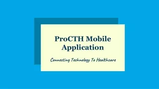 procth mobile application
