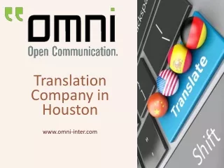 Translation Company in Houston