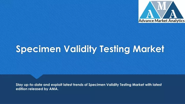 specimen validity testing market