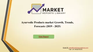 ayurvedic products market growth trends forecasts