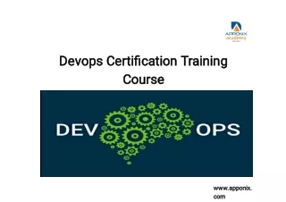 Devops Certification Training Course
