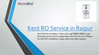 Kent RO Service in Raipur @7065012902