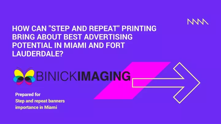 how can step and repeat printing bring about best