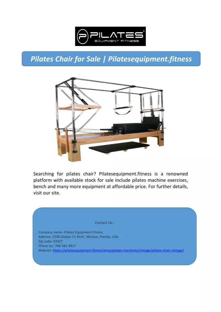 pilates chair for sale pilatesequipment fitness