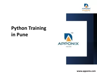 Python training in Pune