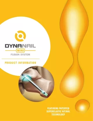 DynaNail Mini® Fusion System - Product Information | MedShape, Inc.