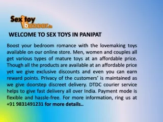 Sex Toys in Panipat