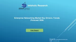 Enterprise Networking Market Report Growth, Size, Trends and Market Analysis Rep