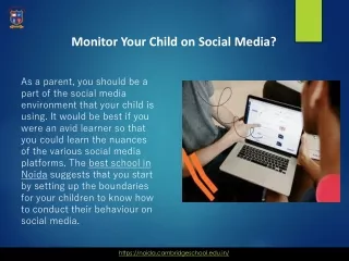 Monitor Your Child on Social Media