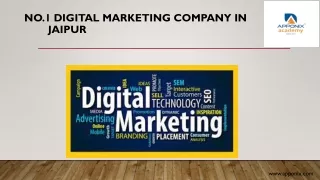 no 1 digital marketing company in jaipur