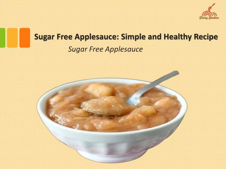 sugar free applesauce simple and healthy recipe