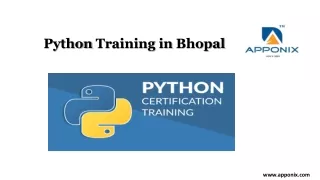 python training in bhopal