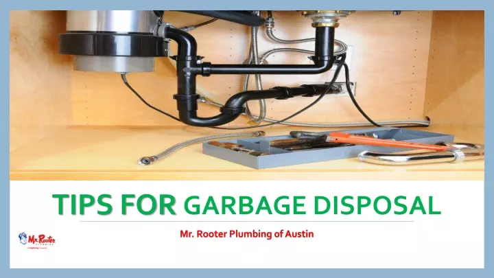 tips for garbage disposal