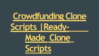 cr o wdfunding clone