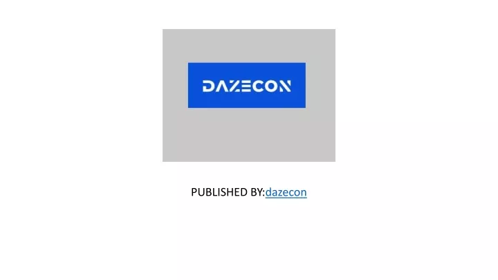published by dazecon