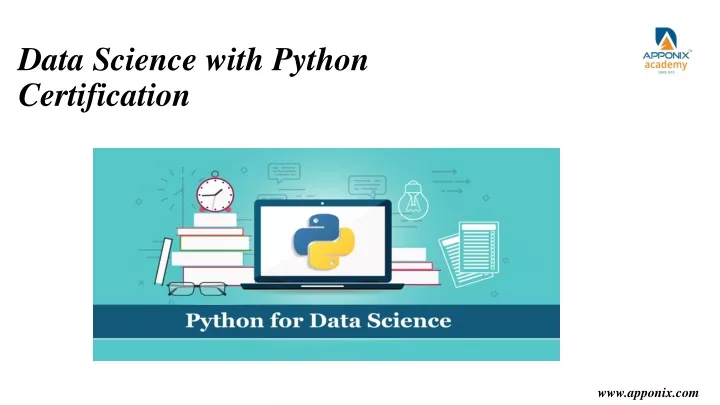 data science with python certification