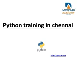 python training in chennai
