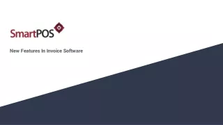 new features in invoice software