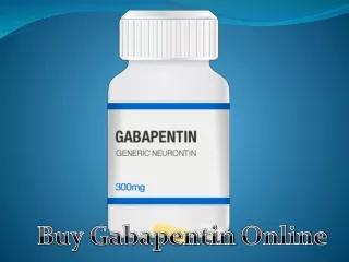 Order Gabapentin Online