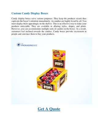 custom candy display boxes
