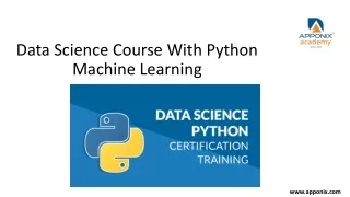 data science python apponix - bhavya bajaj