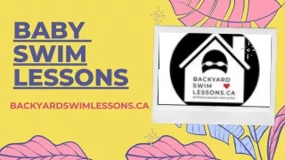 Baby Swim Lessons by Expert Instructors