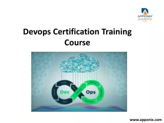 Devops Certification Training Course - Apponix Technologies