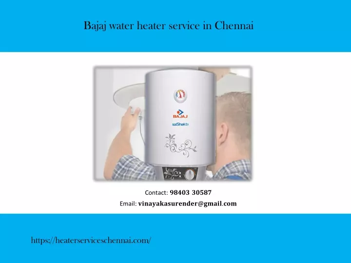 bajaj water heater service in chennai